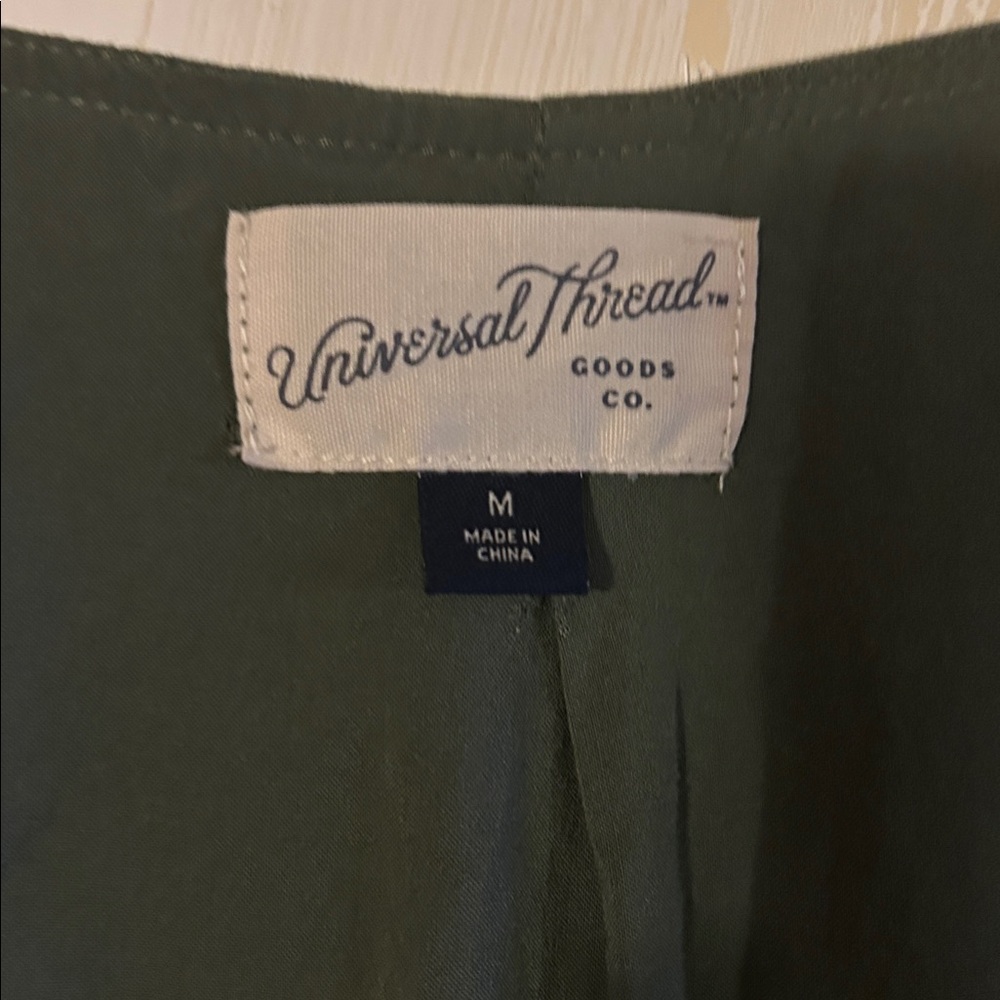 Universal Thread Olive Green Vest - Picture 2 of 6